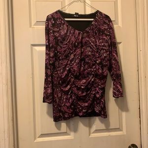 Style&co. Size L. Purple & Black.
